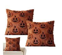 Halloween Pillow Covers | 2 Pieces Soft Halloween Pumpkin Case | Throw Pill