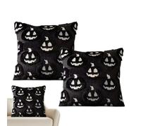 Halloween Pillow Covers | 2 Pieces Soft Halloween Pumpkin Case | Throw Pill
