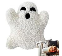 Halloween Pillows, Ghost Plush Fall, 7.87 inches, Cushion Soft Holiday Decorations, Spooky Throw Pillow for Bed Sofa Couch Living Room Car Farmhouse Apartment Hotel Party Indoor Autumn, Decor