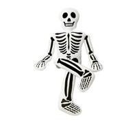 Halloween Plush Toys, Soft Skeleton Skull Throw Pillow, 15.75Inch Decorative Plushy Spooky Comfort and Holiday Fun for Living Room, Couch, Bed, Offices, Kids, Adults, Friends, Travel, Photo Decor Use
