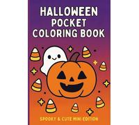 Halloween Pocket Coloring Book: Spooky & Cute Mini Edition for Teens and Adults
