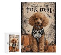 Halloween Poodle Skeleton Costume-1 Puzzle 1000 Pièces Educa Jouet en Bois Cadeau Unique Décoration Intérieure Jeu Éducatif Challenge Toy Adultes Et Enfants À Partir De 14 Ans 300 PCS