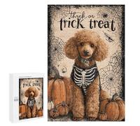Halloween Poodle Skeleton Costume-1 Puzzle 1000 Pièces Educa Jouet en Bois Cadeau Unique Décoration Intérieure Jeu Éducatif Challenge Toy Adultes Et Enfants À Partir De 14 Ans 1000 PCS
