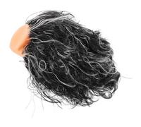 Halloween Postiche Chauve pour Hommes Âgés, Cosplay Scientifique | Scalp Réaliste, Ajustement Sûr, Costume de Grand-père, Scène et Soirée, Noir