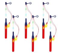 Halloween Poteau à Lanterne, Longeur 40cm Bâton à Lanternes, 4/6 Pièces Lanterne Halloween Led pour Adultes Enfants pour Halloween St Martin Fêtes Décoration