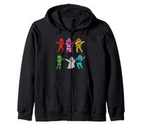 Halloween pour garçons Enfants Dabbing Squelette Zombie Sweat à Capuche