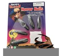 Halloween Press on Nail, Spooky Long Fake Nail, Adorable Gothic Fingernail Set for Vampire Role Play, Stage Performance Holiday Costume Dress-Up Party Masquerade, 10x8x1 inches
