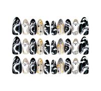 Halloween Press On Nails | 30 Pieces Reusable Art Manicure Tip | 3D