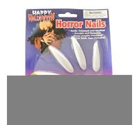 Halloween Press on Nails, Spooky Gothic Set, 2.06x0.62in Long Fake Fingertips, Authentic Adhesive Design, Stylish Finish for Party Masquerade Role Play Stage Dress-Up