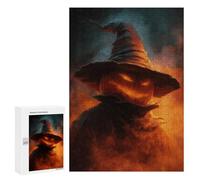 Halloween Pumpkin Art Print Puzzle 1000 Pièces Educa Jouet en Bois Cadeau Unique Décoration Intérieure Jeu Éducatif Challenge Toy Adultes Et Enfants À Partir De 14 Ans 300 PCS