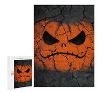 Halloween Pumpkin Face Artwork Puzzle 1000 Pièces Educa Jouet en Bois Cadeau Unique Décoration Intérieure Jeu Éducatif Challenge Toy Adultes Et Enfants À Partir De 14 Ans 500 PCS