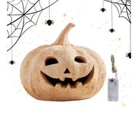 Halloween Pumpkin Lantern, Light Up Pumpkin Decorations, LED Tabletop Lamps with Glowing Effects, Battery-Operated Festive Lighting for Bedroom, Yard, Living Room, Classroom, Pathway