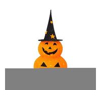 Halloween Pumpkin Light, Battery Operated Pumpkin Night Lamp, LED Top Hat Design, 8 Lighting Modes for Thanksgiving, Fall, Bedroom, Yard, Indoor, Party Decor, 34.5x4.5x44.8cm