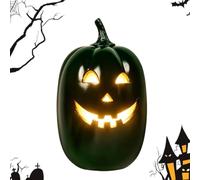 Halloween Pumpkin Lights Resin Lantern With Spooky Battery Operated Autumn