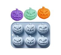 Halloween Pumpkin Molds - Halloween 6 Cavity Reusable Flexible