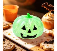 Halloween Pumpkin Squishly Toy - Glitter Squishly Ghost Inside
