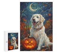 Halloween Pumpkin with Dog-1 Puzzle 1000 Pièces Educa Jouet en Bois Cadeau Unique Décoration Intérieure Jeu Éducatif Challenge Toy Adultes Et Enfants À Partir De 14 Ans 1000 PCS