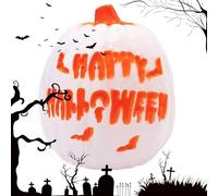 Halloween Pumpkins Lantern, Éclairage ambiant coloré, 26x25x29cm / 10.24x9.84x11.42 pouces, Light, Halloween Ambient Light, décoratif et polyvalent, pour le jardin