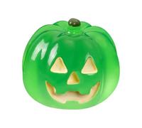 Halloween Pumpkins - Resin Luminous Figurine, Seasonal Small Decor | Small Light Up Pumpkin Sculpture with Festive Display Feature, Holiday Garden Desk Party Decoration for Indoor Home Ambiance