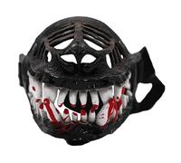 Halloween Puppy Costume Latex Mouth Guard | Scary Dog Muzzle with Teeth
