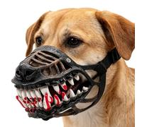 Halloween Puppy Costume Scary Natural Latex Guard Face Cover