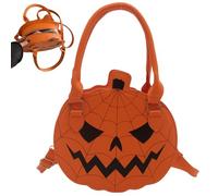 Halloween Purse, drôle de bourse de citrouille bizarre, sac à main/épaule/crossbody sac citrouille, fermeture à glissière Halloween pour femmes