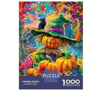 Halloween Puzzle 1000 Pièces pour Adults Et Enfants, Jeu De Défi Intellectuel Puzzles52x38cm/1000pcs