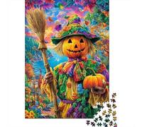 Halloween Puzzle 1000 Pièces, Puzzles Difficiles, Adaptés Aux Adultes Et Aux Enfants, Jeu De Défi Intellectuel 70x50cm/1000pcs