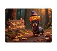 Halloween Puzzle, 130 Piece Jigsaw Game, Pumpkin and Animal Theme, 11.81x8.27 inches, Fun Holiday Activity for Kids, Adults, Family, Ideal for Decor, Playtime, Parties, Game Night Events