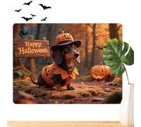 Halloween Puzzle, 130 Pieces Jigsaw, 11.81x8.27 inches, Pumpkin Animal Game, Holiday Activity Toy, Themed Fun for Kids Adults Family Decor and Festive Night Entertainment Playtime
