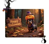 Halloween Puzzle, 130 Pieces Jigsaw, 11.81x8.27 inches, Pumpkin Animal Game, Holiday Activity Toy, Themed Fun for Kids Adults Family Decor and Festive Night Entertainment Playtime