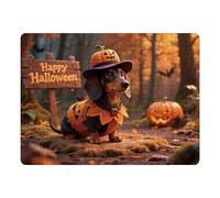 Halloween Puzzle, Jigsaw Set, Pumpkin Animal Scene, 11.81x8.27 inches Lightweight Design, Vibrant Themed Art, Holiday Decor Play 130 Piece for Kids Adults Family Game Night