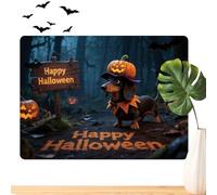 Halloween Puzzle, Jigsaw Set, Pumpkin Animal Scene, 11.81x8.27 inches Lightweight Design, Vibrant Themed Art, Holiday Decor Play 130 Piece for Kids Adults Family Game Night