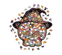 Halloween Puzzles - Adults 127 Pieces Colorful Smooth Vibrant Festive