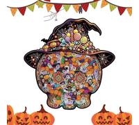 Halloween Puzzles for Adults 127 Piec ES Challenging Colorful Wooden Jigsaw
