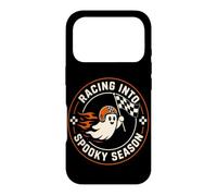 Halloween Racing Ghost Spooky Season Driver Coque pour iPhone 17 Pro