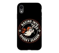 Halloween Racing Ghost Spooky Season Driver Coque pour iPhone XR