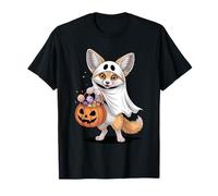 Halloween Renard Fennec Citrouille Farce Ou Friandise T-Shirt