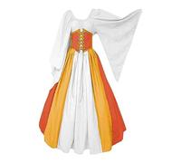 Halloween Robe Gothique De Palais Victorien Robe De Steampunk Renaissance Médiévale Costumes D'Halloween Grande Taille Curvy Costumes De Bal Cosplay Carnaval Manches Courtes Robe De Soirée