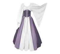 Halloween Robe Gothique De Palais Victorien Robe De Steampunk Renaissance Médiévale Costumes D'Halloween Grande Taille Curvy Costumes De Bal Cosplay Carnaval Manches Courtes Robe De Soirée