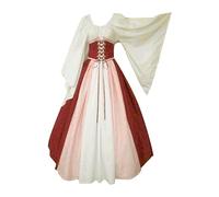 Halloween Robe Gothique De Palais Victorien Robe De Steampunk Renaissance Médiévale Costumes D'Halloween Grande Taille Curvy Costumes De Bal Cosplay Carnaval Manches Courtes Robe De Soirée