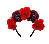 Halloween Rose Bandeaux Cheveux Hoop Styling Araignée Style pour Live Show Bandeaux Carnaval Gothique Rose et Araignées Origine