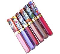 Halloween Rouge à Lèvres Effet Mat 6pcs Abs, Maquillage à Lèvres