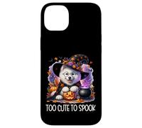 Halloween Samoyed Puppy is Too Cute to Spook for Witch Coque pour iPhone 14 Plus