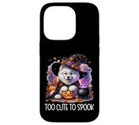 Halloween Samoyed Puppy is Too Cute to Spook for Witch Coque pour iPhone 14 Pro