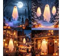 Halloween Schwingender Geist 3 Stück 3-Stufige Gruselige
