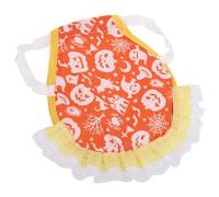 Halloween Selle de Poule Imprimée Gilet de Poulet Polyester Ajustable | Réutilisable, Anti Picage et Griffures, pour Grandes et Petites Poules, Finition Soignée