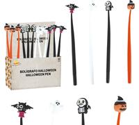 Halloween Set de stylos fantômes Papeterie hantée Stylo effrayant Sorcières Citrouille Squelette Chauve-souris Accents stylés Fantôme Décoration de bureau Stylo Décoration, Couleur : Multicolore