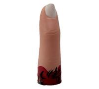 Halloween Severed Fingers - Rubber 8cm | Fake Bloody Finger Prop | Solid Chopped Off Fingêr Toy For Spooky Role Play Party Game Decoration, This Creepy Finger Is Good For Pranks Or Party