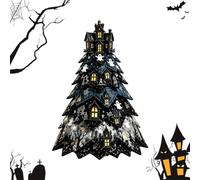 Halloween Sewing Kit - Handmade Quilted Fabric Tree for DIY Craft Projects